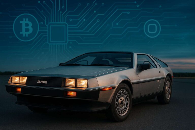 Nieuwe DeLorean EV reserveren via Sui-blockchain