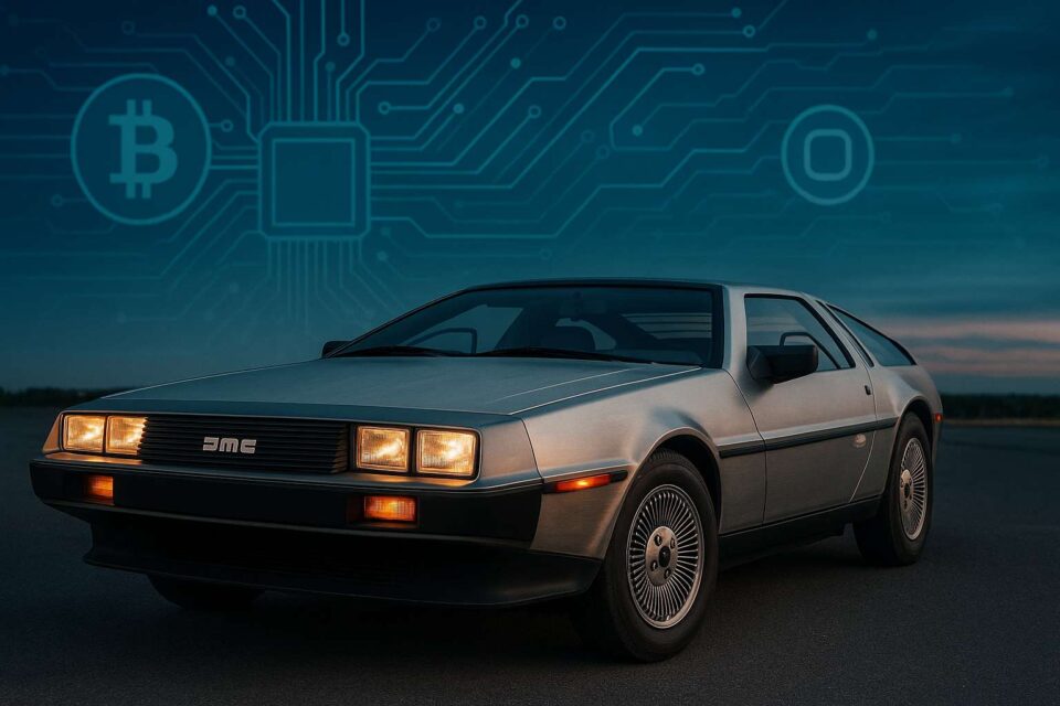 Nieuwe DeLorean EV reserveren via Sui-blockchain