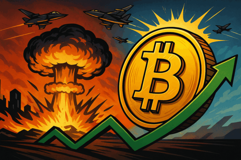 Bitcoin zakt onder $100.000 na aanval VS op Iran maar herstelt snel