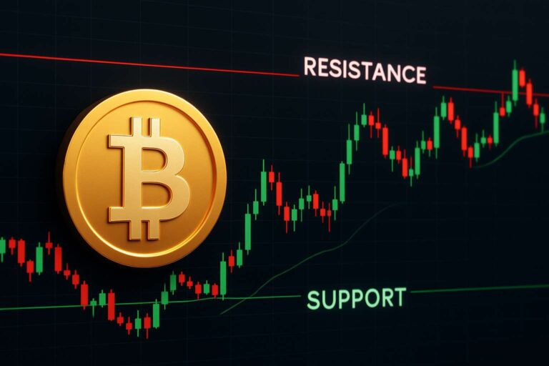 Bitcoin koers op scherp: dit zijn de steun- en weerstandsniveaus