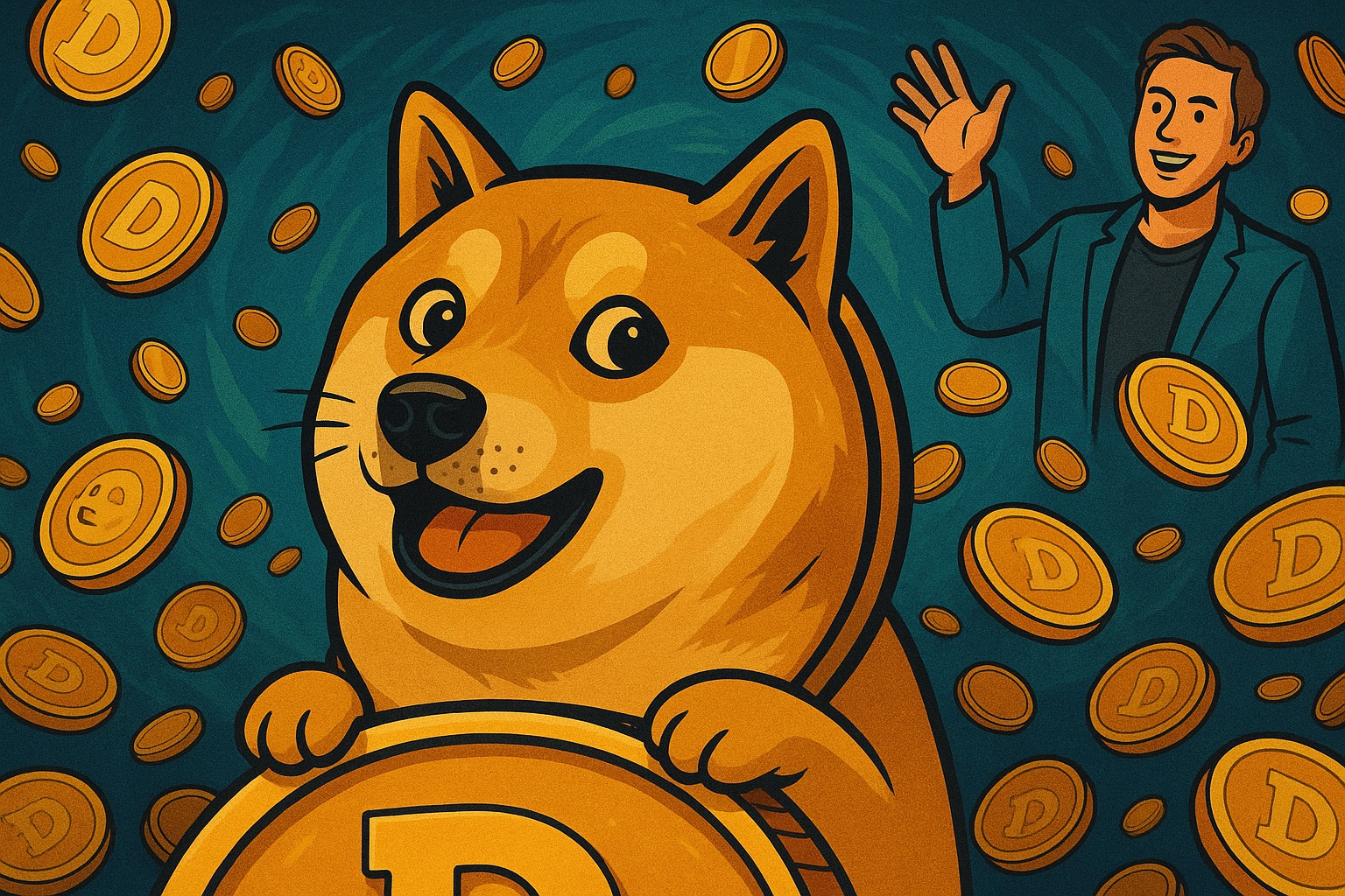 Dogecoin blijft groeien zonder limiet en blijft populair door community en beroemdheden