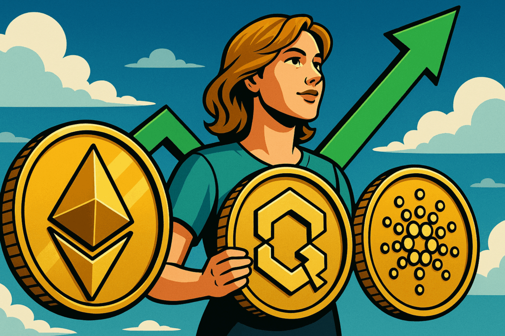 Drie top-altcoins geven bullish signalen terwijl marktsentiment positief blijft