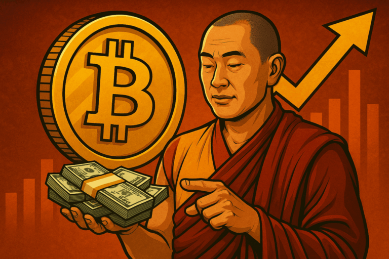 Bhutan verkoopt miljoenen aan Bitcoin tijdens koersrecord