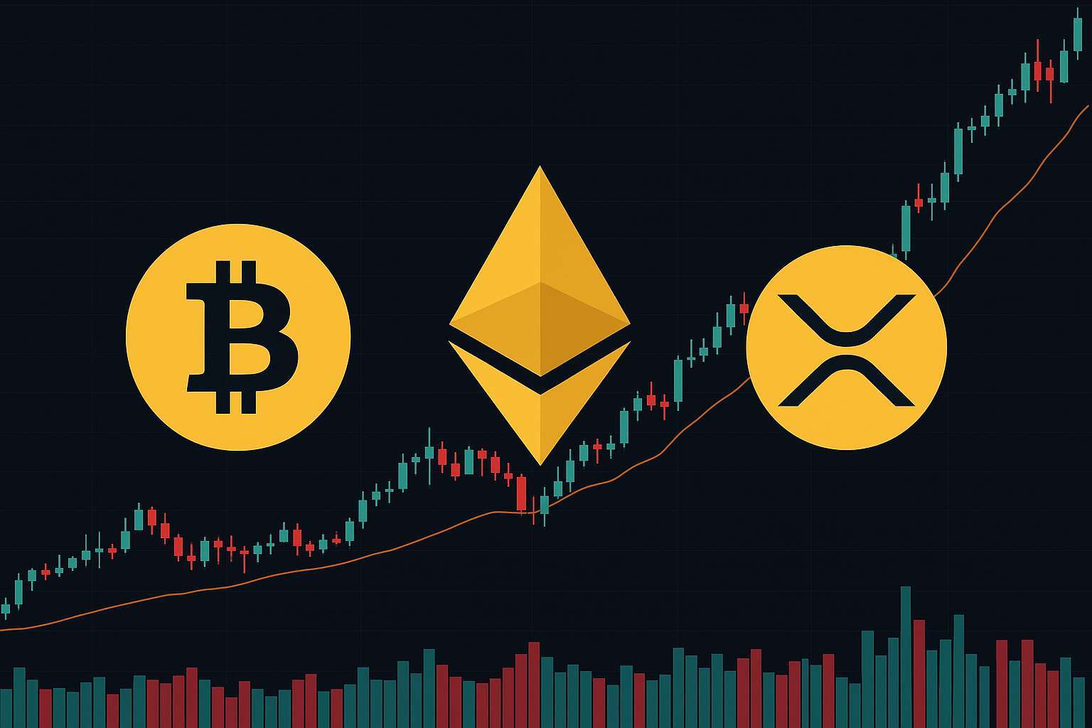 Bitcoin, Ethereum en XRP verwachting: Nieuwe ATH in zicht?