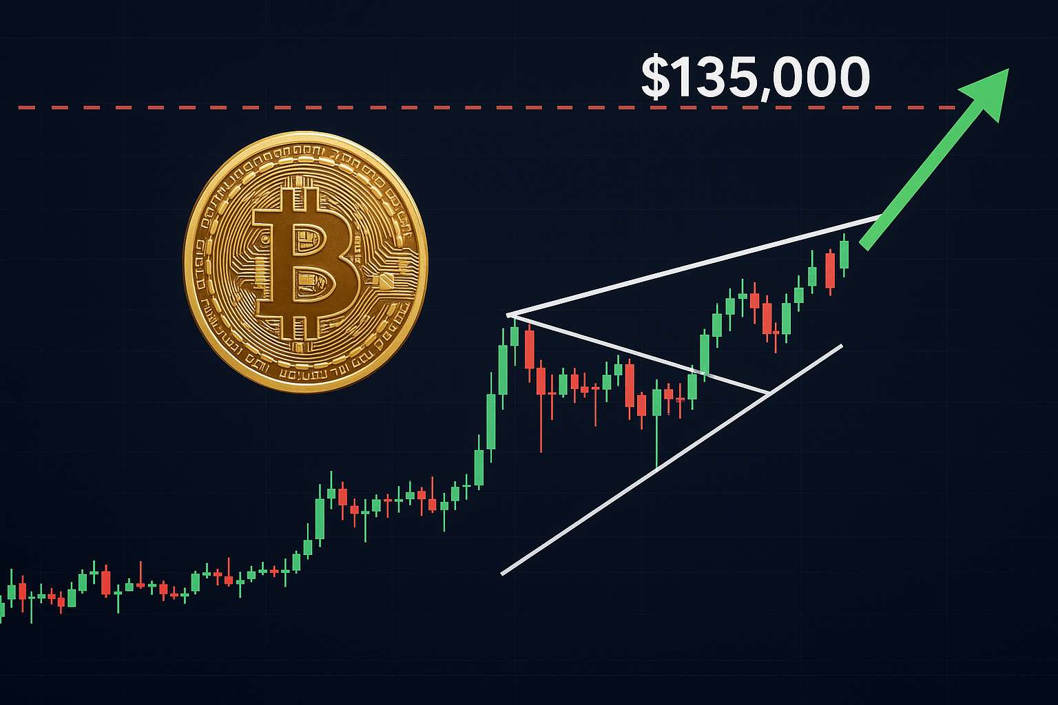 Bitcoin koers voorspelling: bereikt BTC binnenkort $135.000?