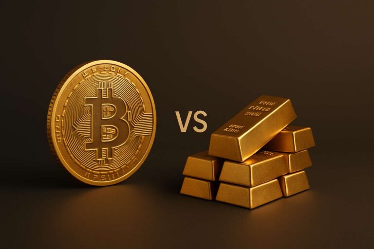 Bitcoin versus goud: gaat cryptocurrency goud verslaan?