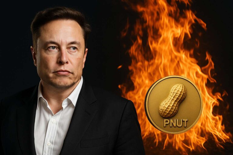 Elon Musk zet PNUT memecoin onverwacht in vuur en vlam