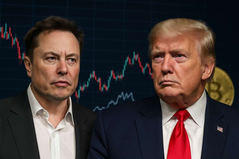Elon Musk vs Donald Trump: hoe hun ruzie crypto beïnvloedt