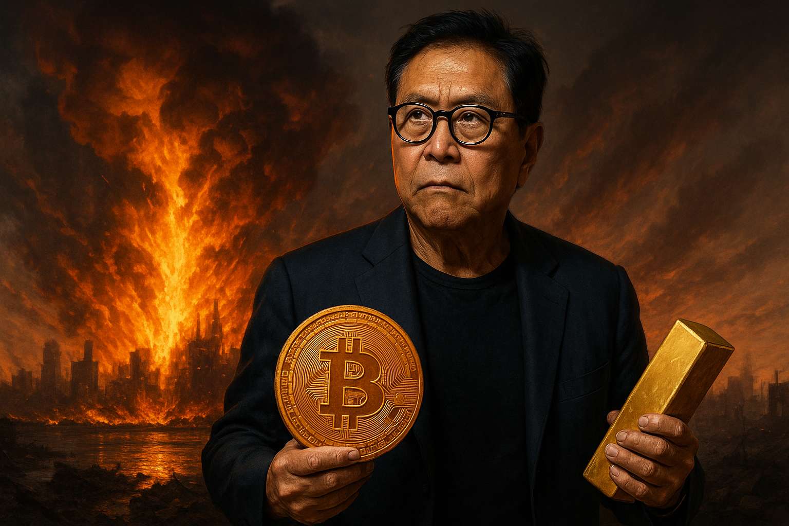 Robert Kiyosaki waarschuwt: alleen Bitcoin kan je geld nog redden