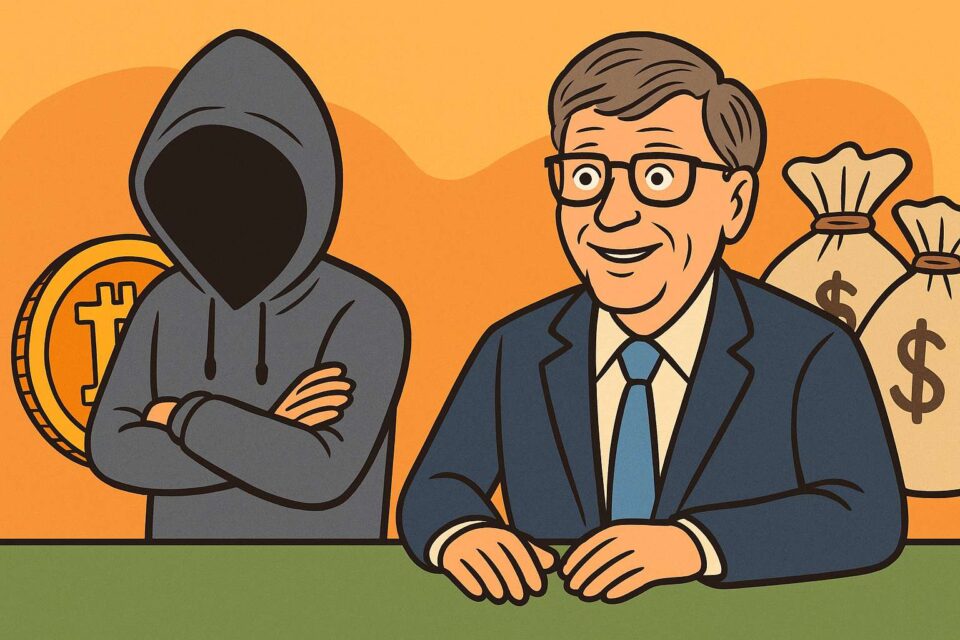 Satoshi Nakamoto vermogen nu groter dan dat van Bill Gates