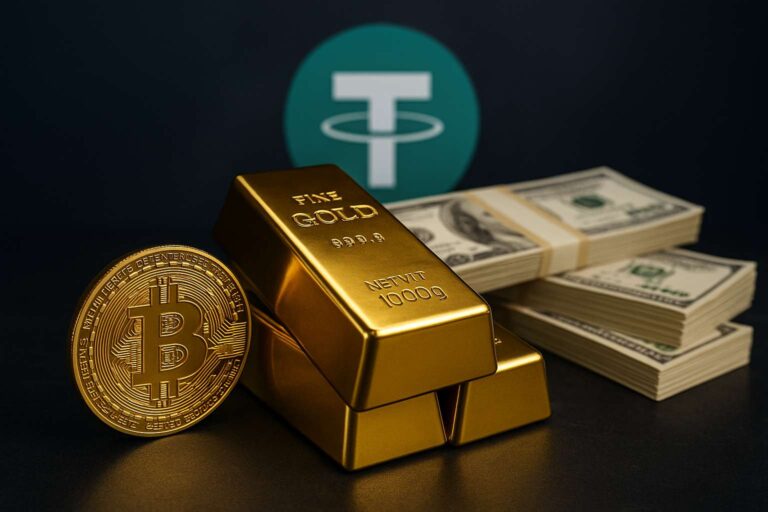 Tether boekt $2,6 miljard winst op Bitcoin en goud