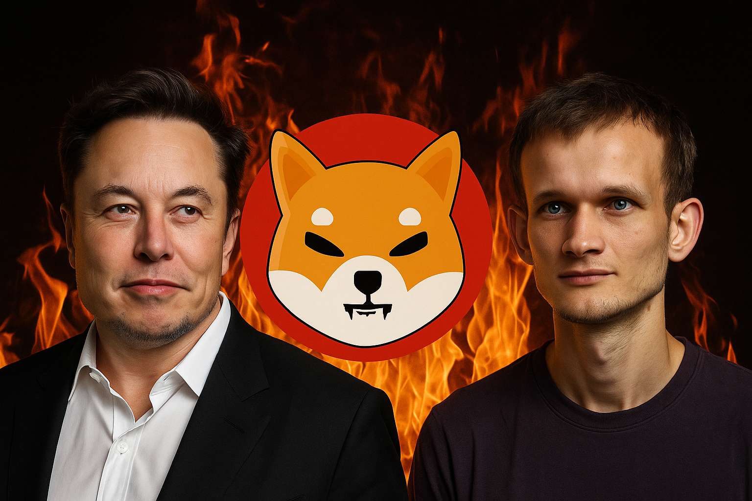 SHIB-fans dagen Elon Musk uit: ‘Durf jij net als Vitalik te burnen?’