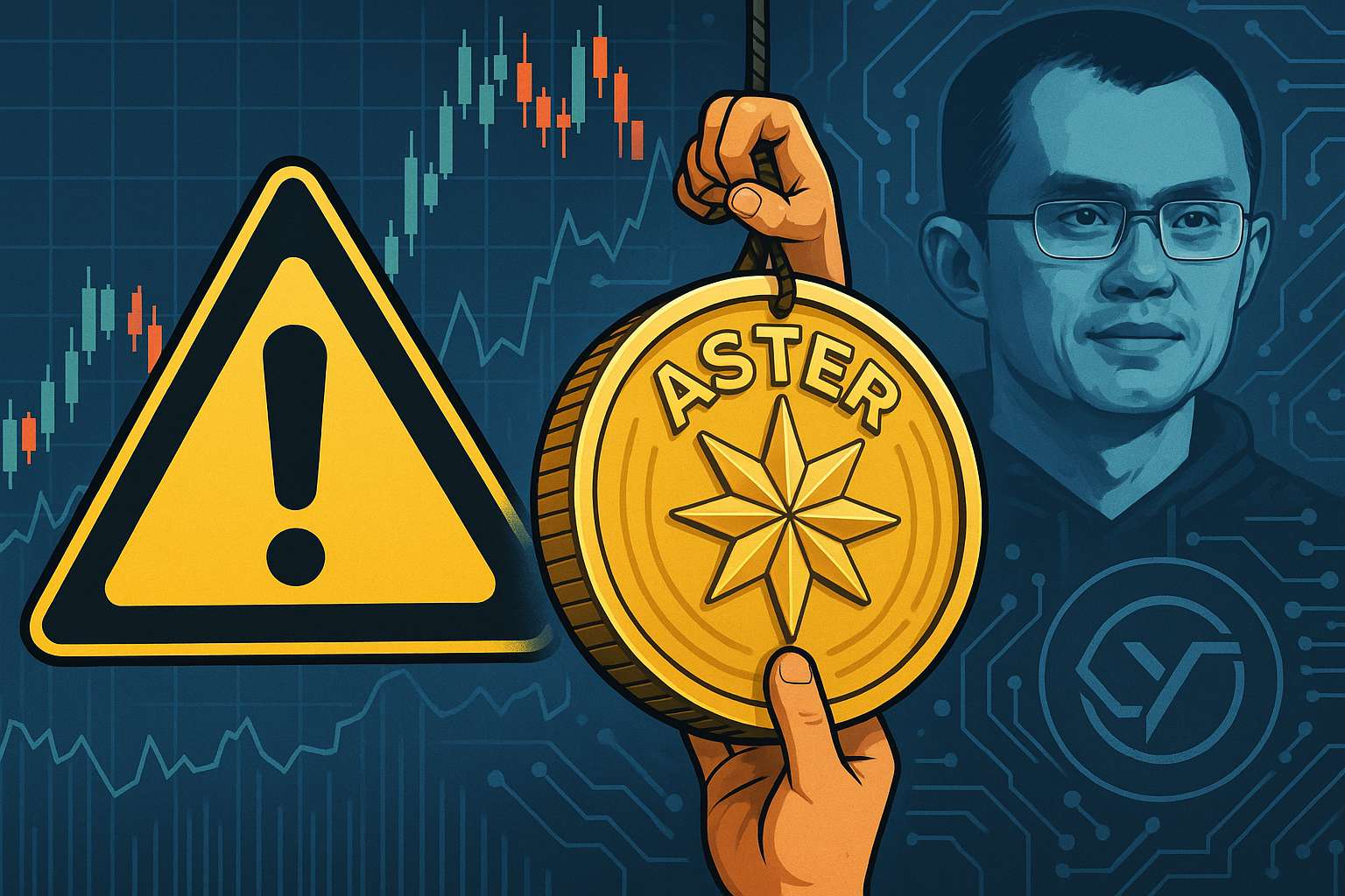 Waarschuwing voor rugpull bij ASTER-token ondanks CZ steun