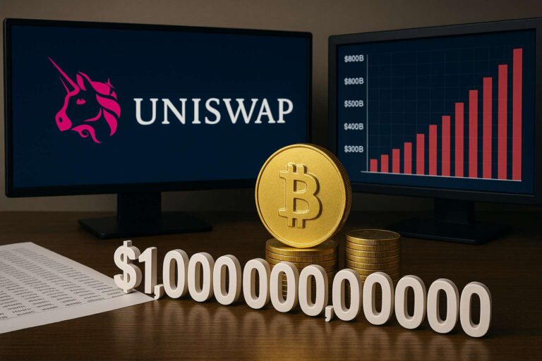 Uniswap bereikt $1 biljoen handelsvolume dankzij DeFi groei