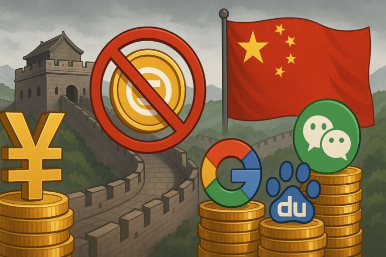 China stopt stablecoin-plannen van techreuzen na waarschuwing