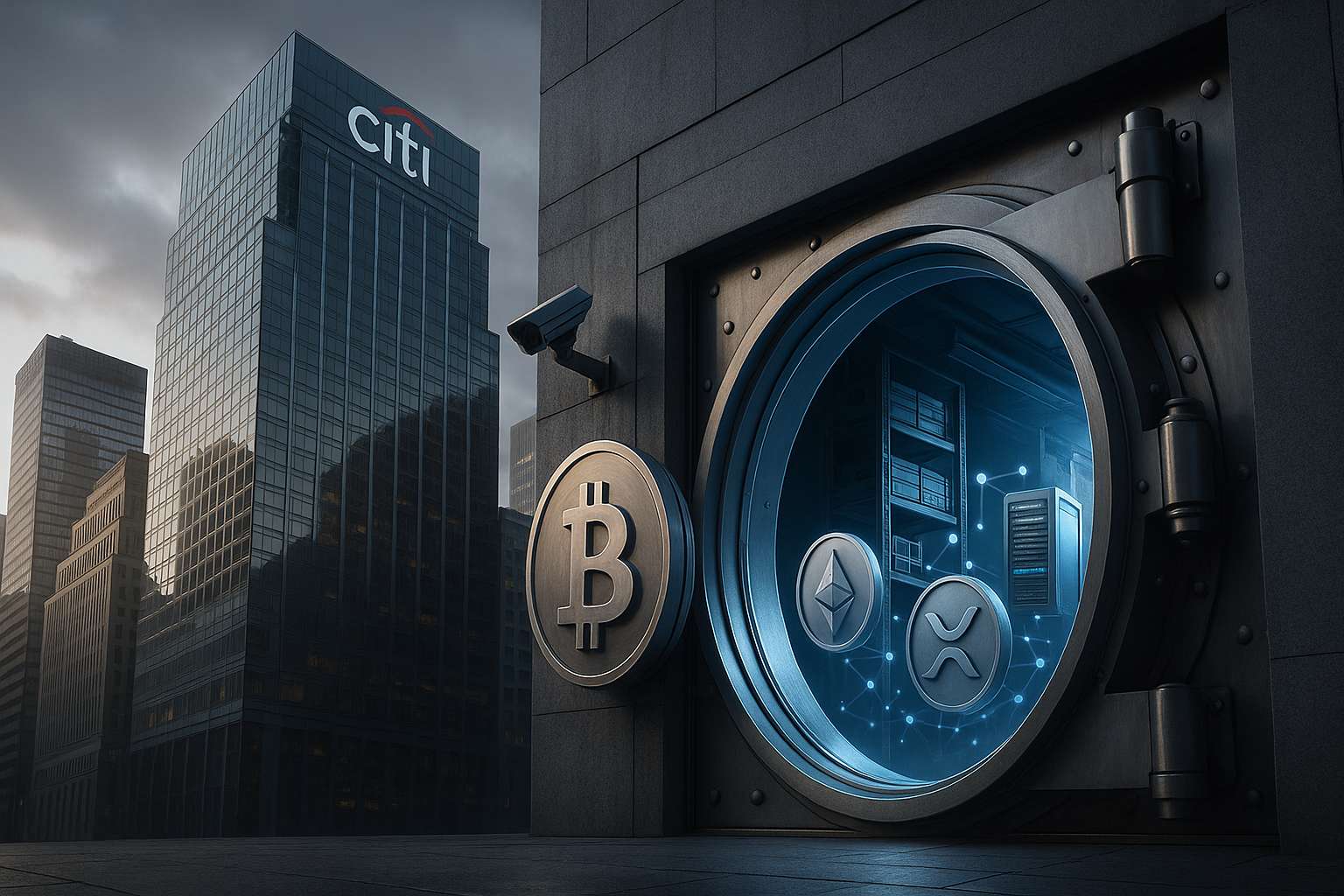 Amerikaanse Citibank stapt in crypto: custody-dienst start in 2026
