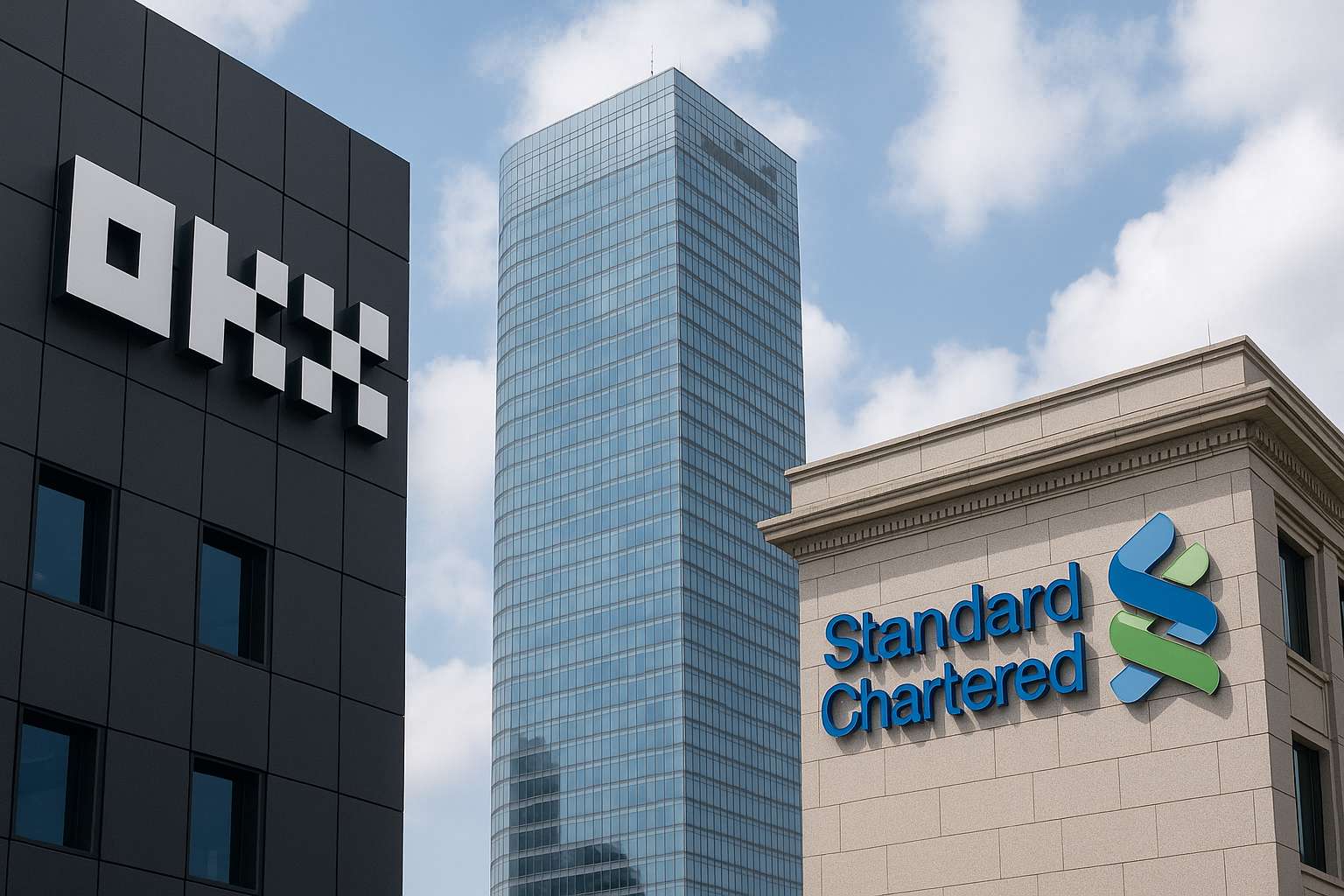 Crypto krijgt steun van OKX en Standard Chartered