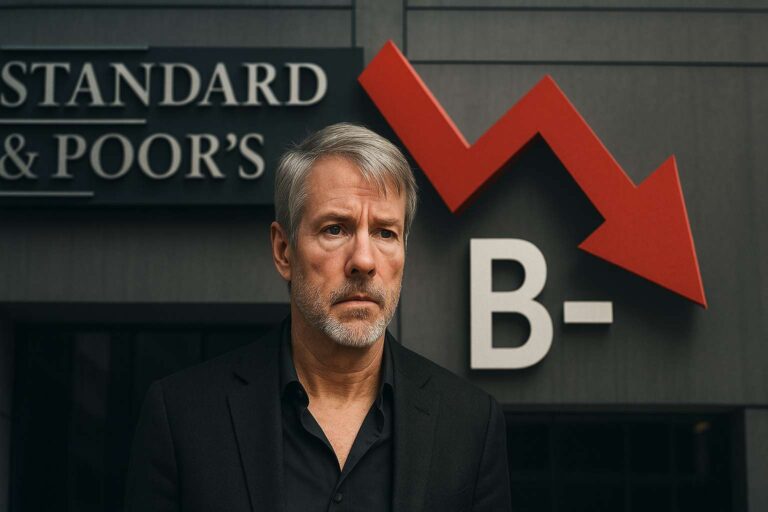 S&P Rating B- zet Michael Saylor’s Strategy Inc onder druk