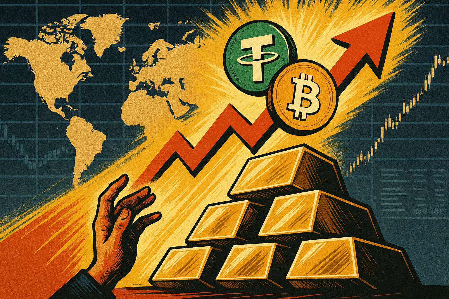 Stablecoins drijven goudprijs naar recordhoogte