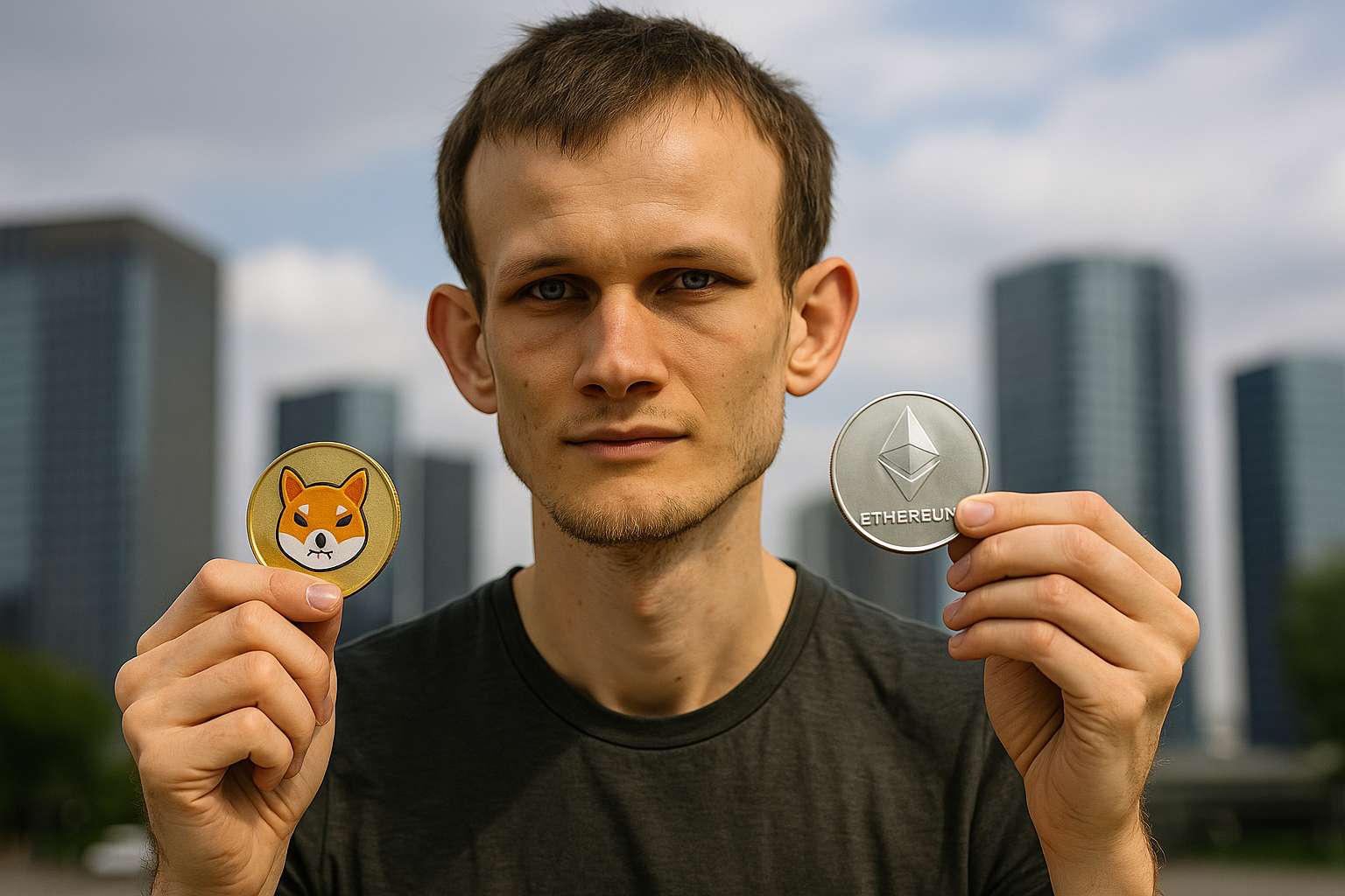Vitalik Buterin verkoopt gratis memecoins voor Ethereum