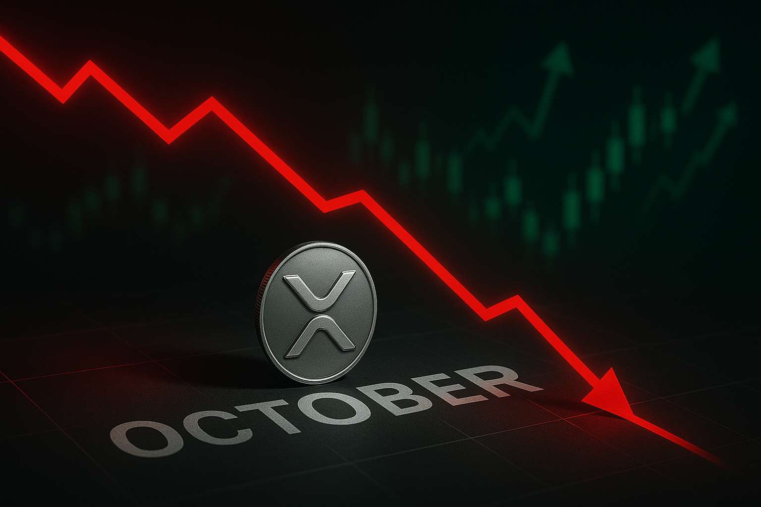 Analyse: Waarom daalt de XRP koers harder in oktober?