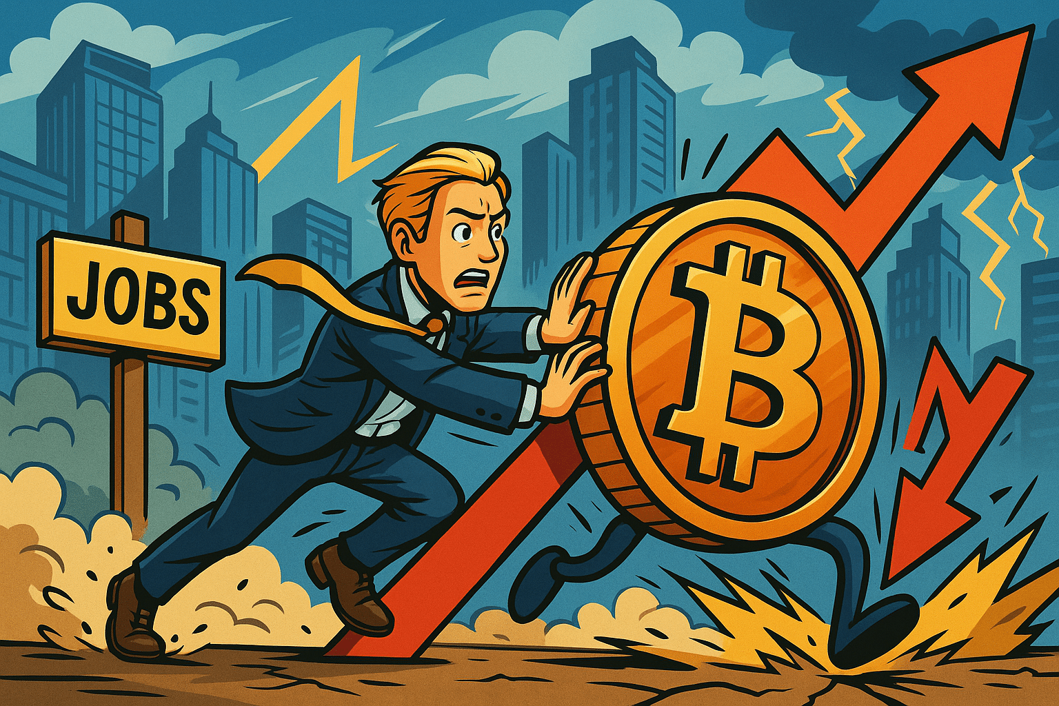 Amerikaanse arbeidsmarkt draait weg en dat kan grote gevolgen hebben voor Bitcoin