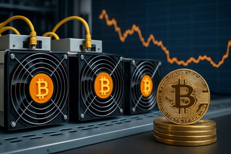 Lagere Bitcoin-kostprijs zet miners in beweging