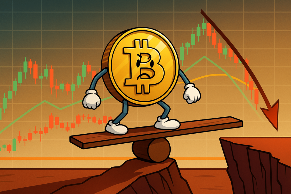 Technische analyse: Bitcoin balanceert op kritiek punt terwijl bearish druk toeneemt