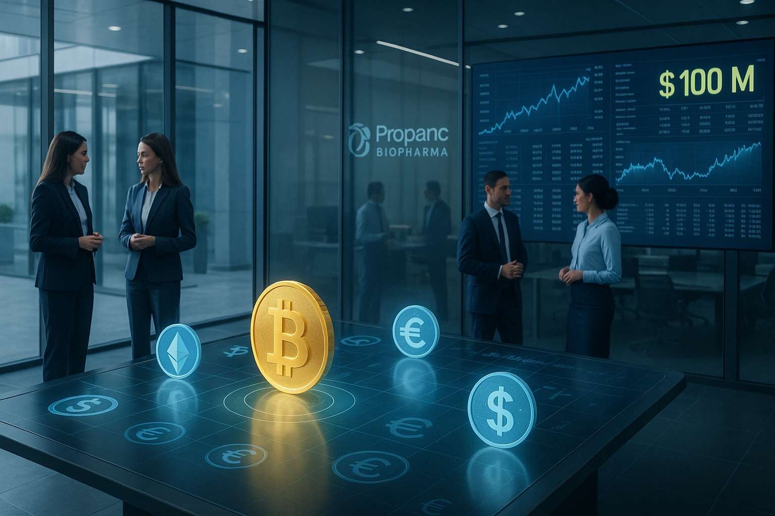Crypto-treasury Propanc groeit na $100 miljoen investering