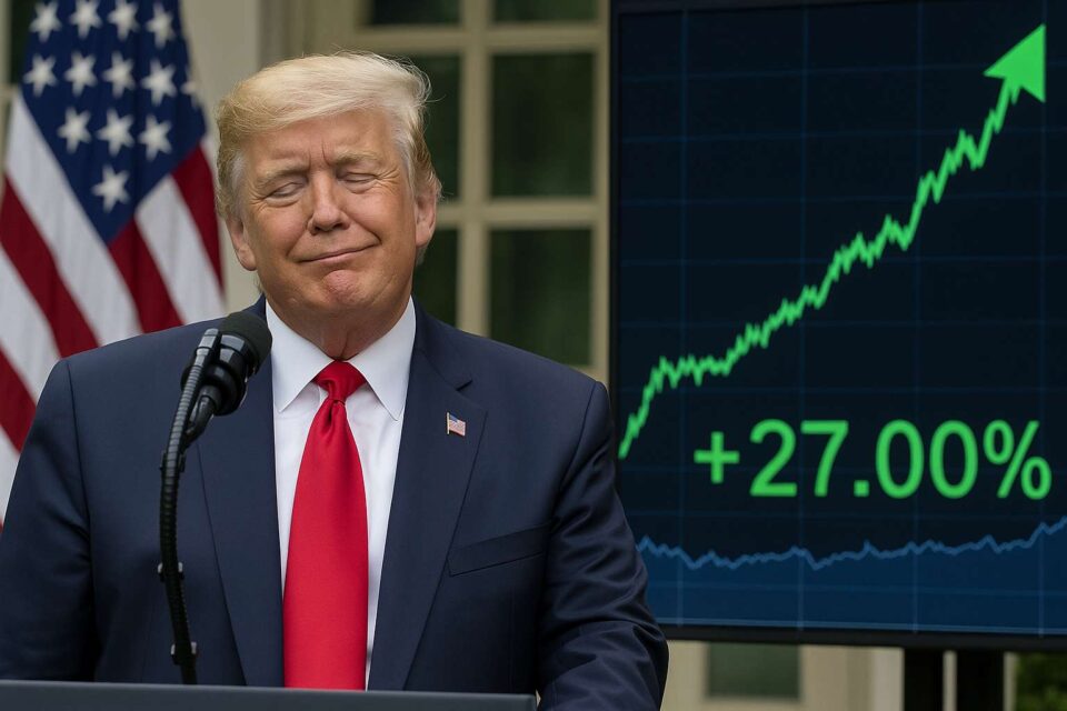 Trump’s WLFI knalt 27% omhoog na Amerikaans akkoord