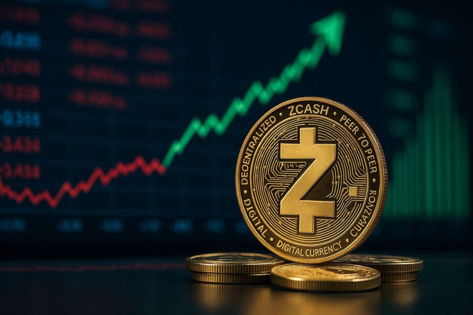 Zcash koers knalt omhoog terwijl cryptomarkt daalt