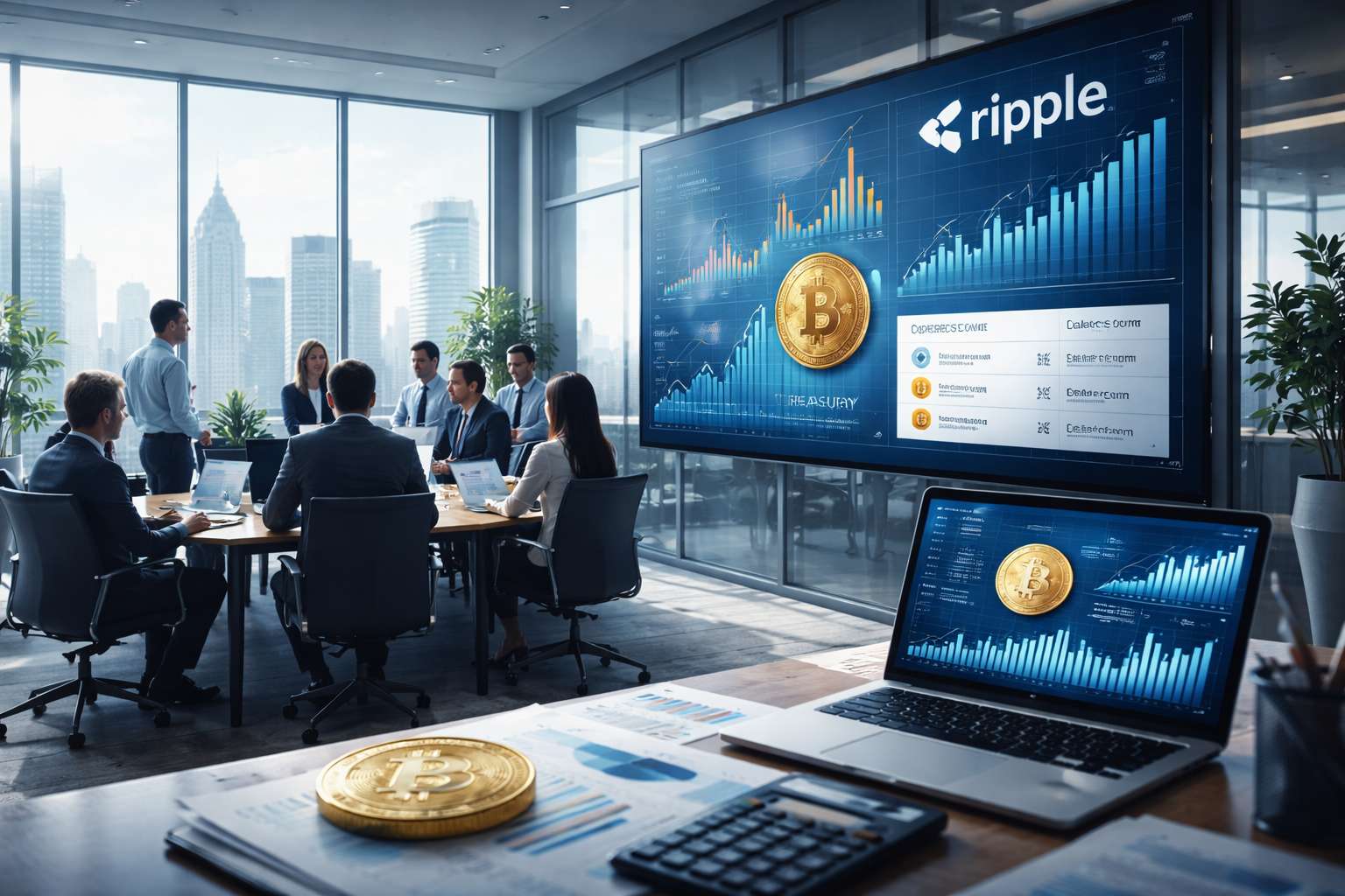 Ripple-president ziet groeiende rol voor crypto op bedrijfsbalansen