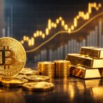 Goud naar recordhoogte, Bitcoin levert terrein in