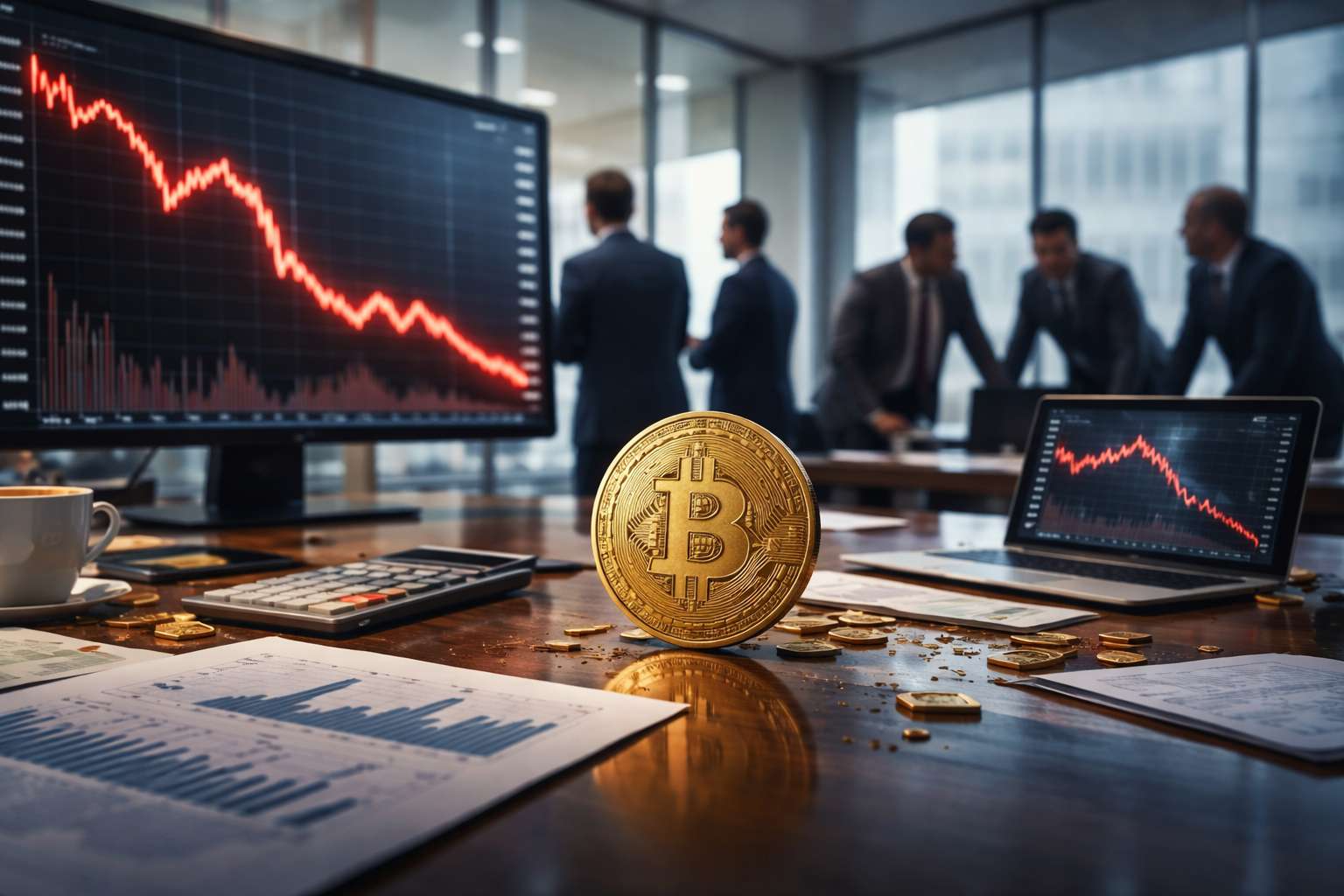 Bitcoin zakt verder weg, verlies bij Strategy loopt op