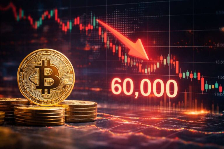 Dreigt Bitcoin onder 60.000 dollar te zakken?