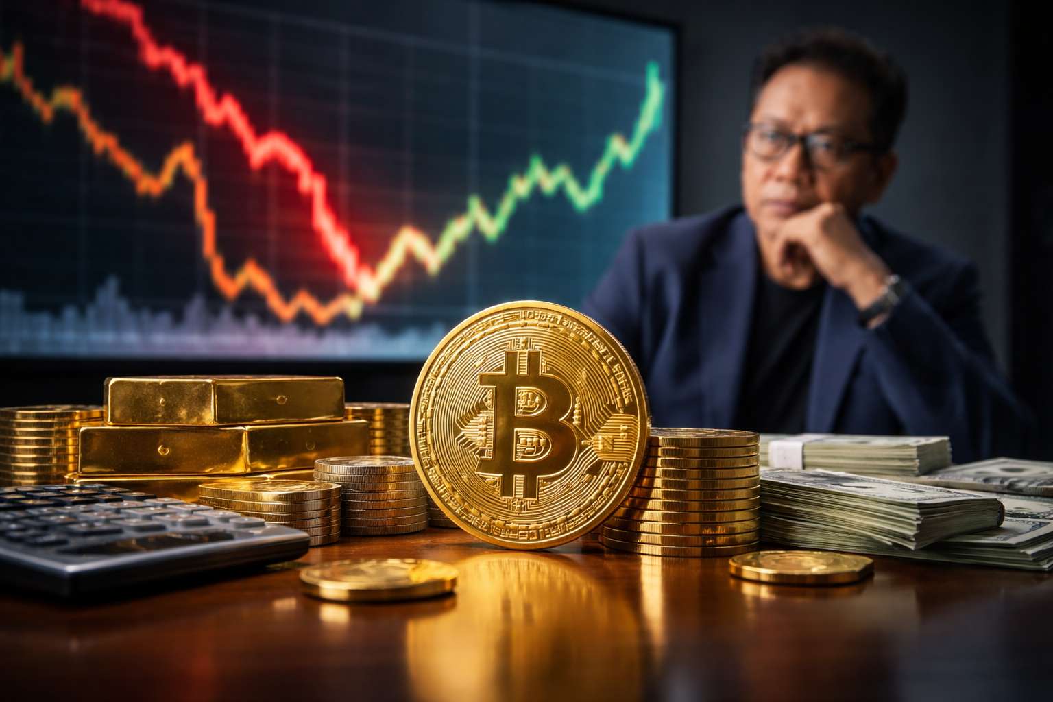 Bitcoin naar $750.000? Kiyosaki voorspelt harde crash vooraf