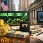 Amerikaanse Bitcoin ETF instroom bereikt 458 miljoen dollar