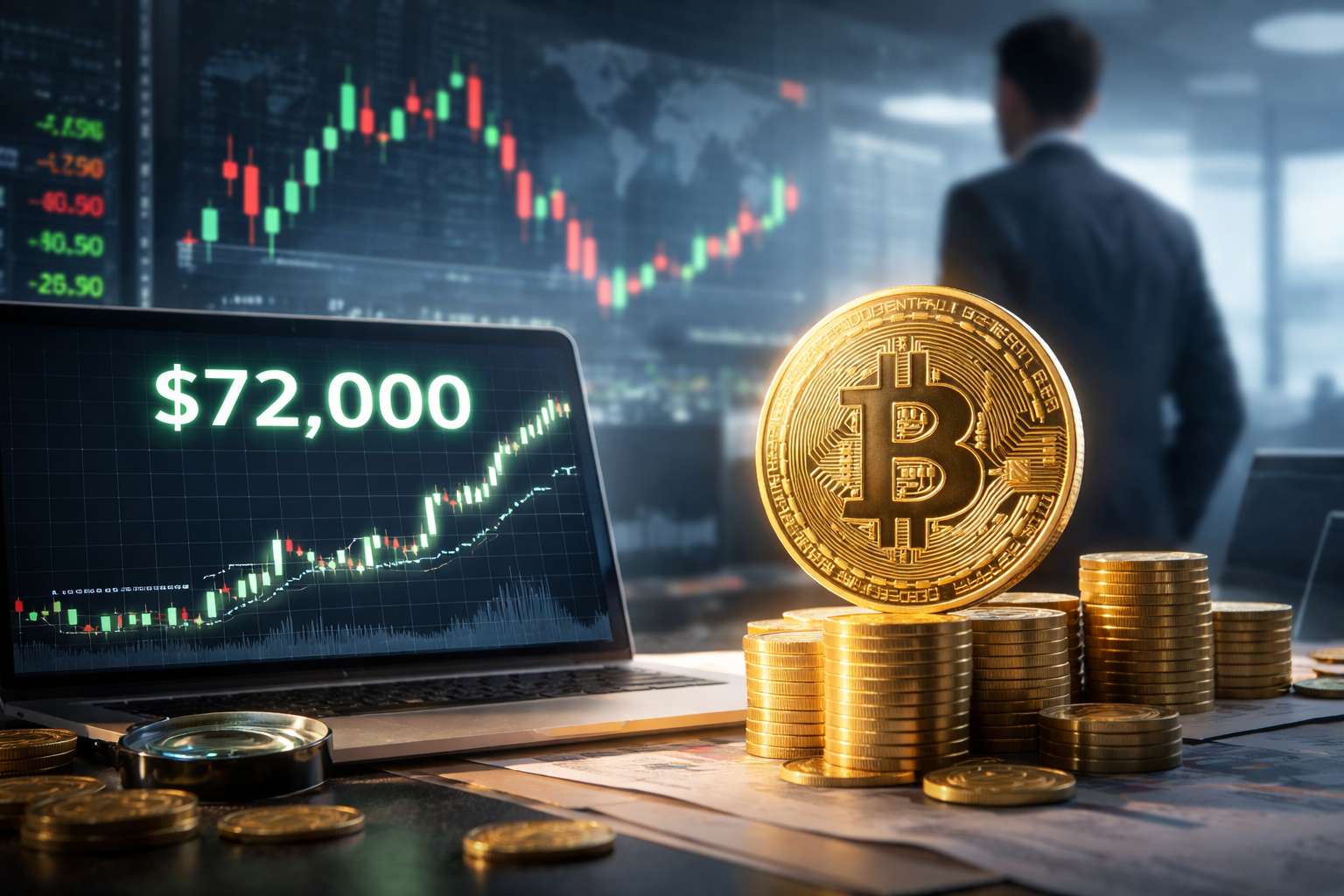 Bitcoin stijgt naar $72K, BitMEX-oprichter waarschuwt voor rally