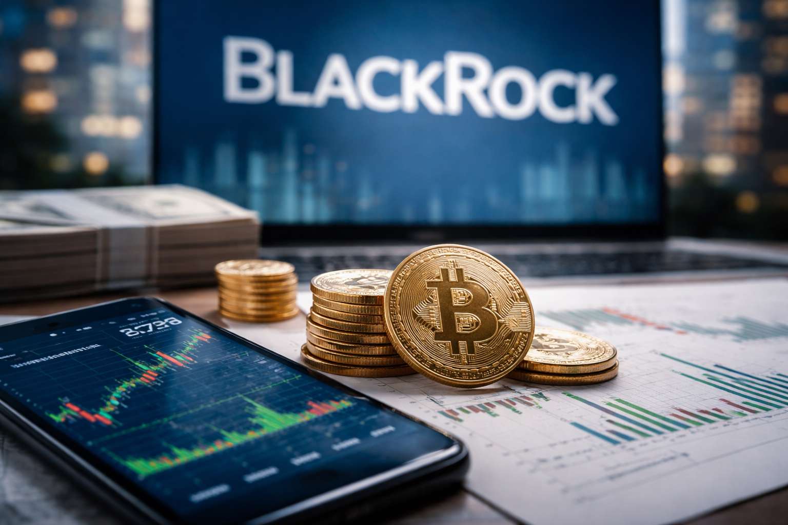 Bitcoin ETF van BlackRock trekt kapitaal aan