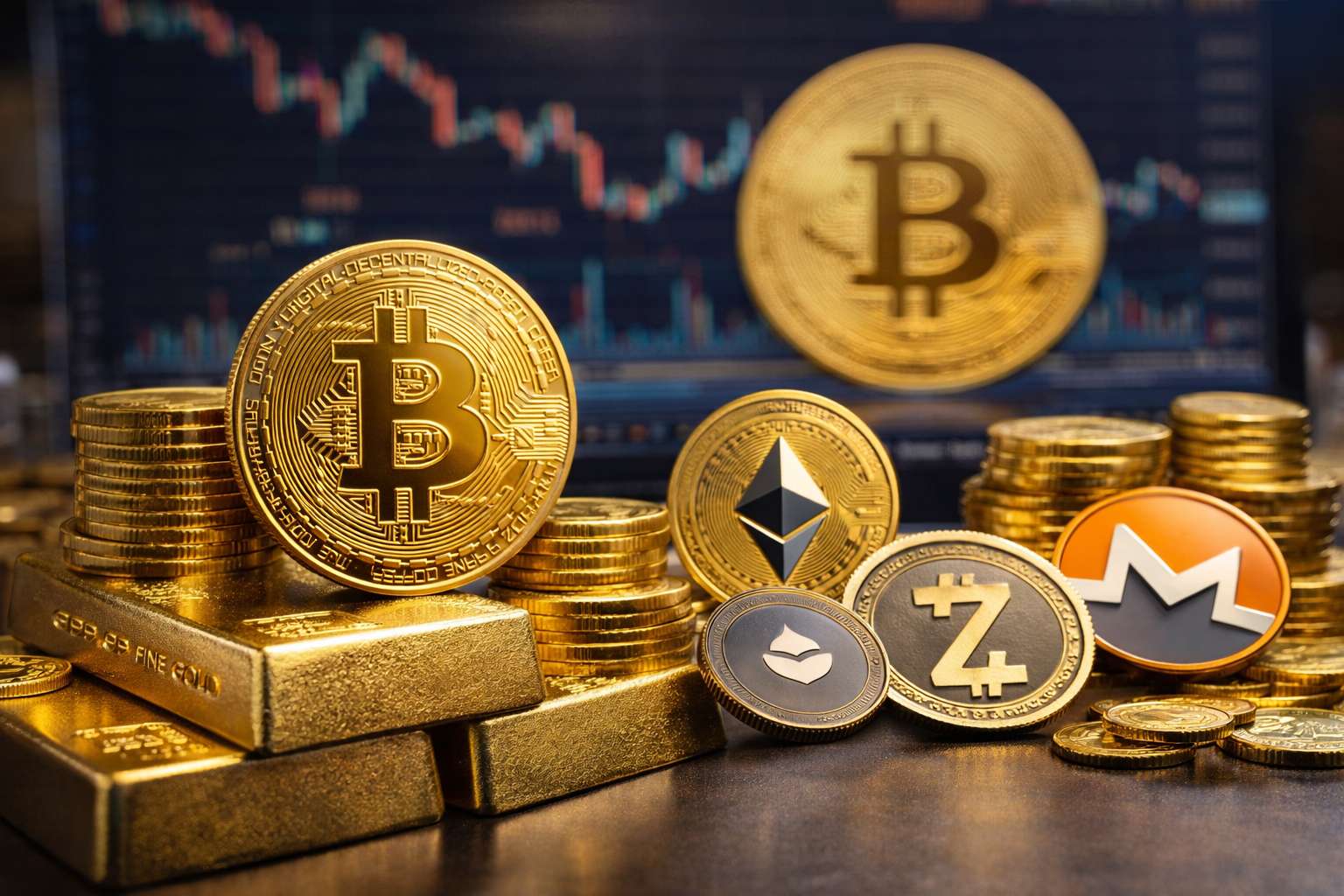 Duurste crypto van maart 2026 : Bitcoin ruim bovenaan