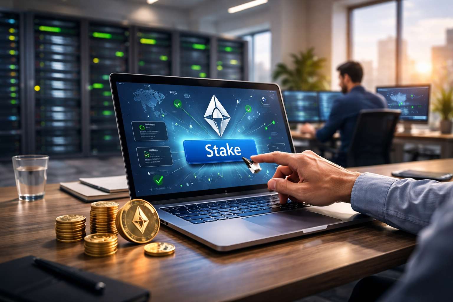 Ethereum wil staking versimpelen met één klik