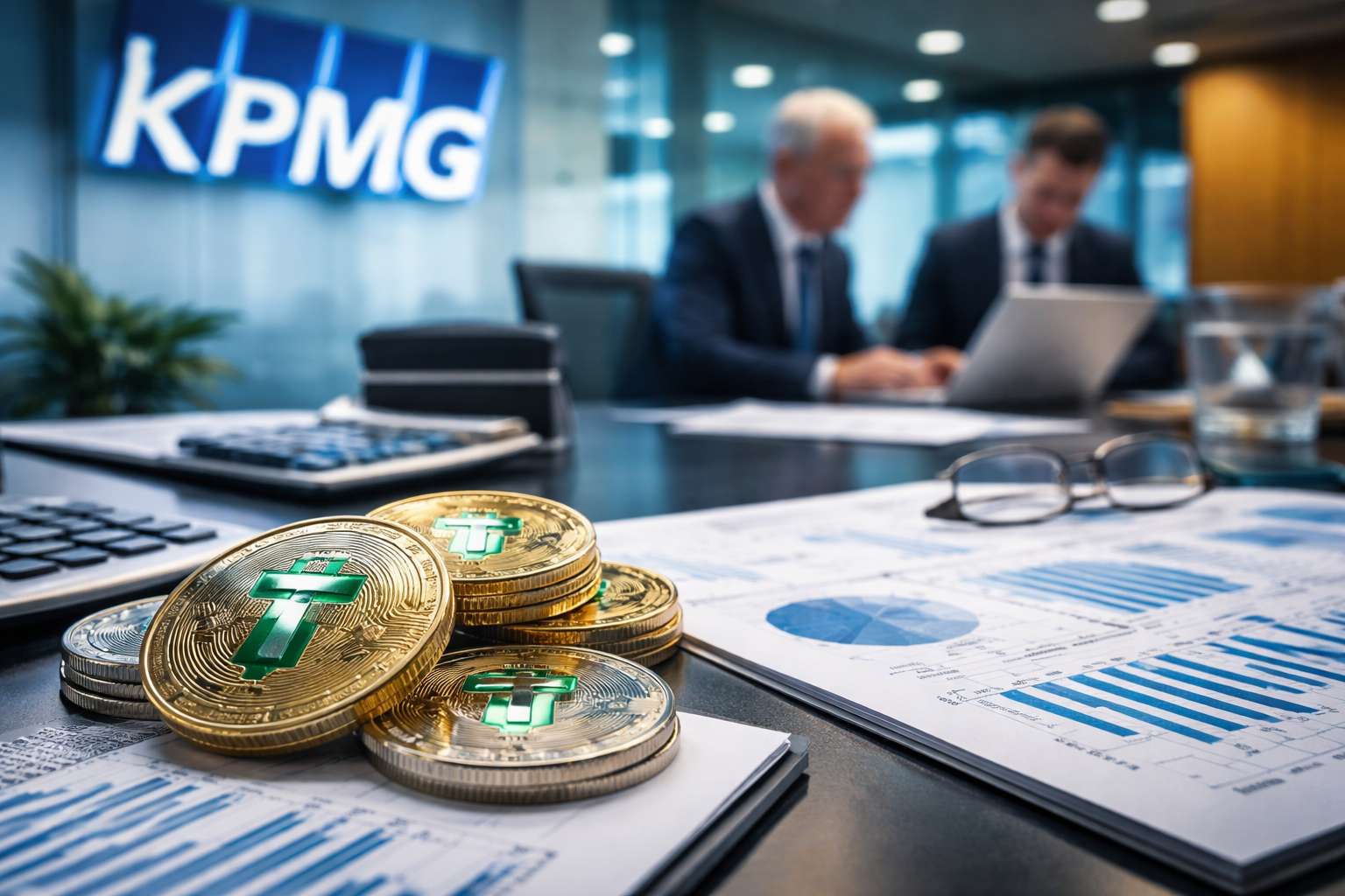 Tether kiest KPMG voor controle van $185 miljard aan USDT