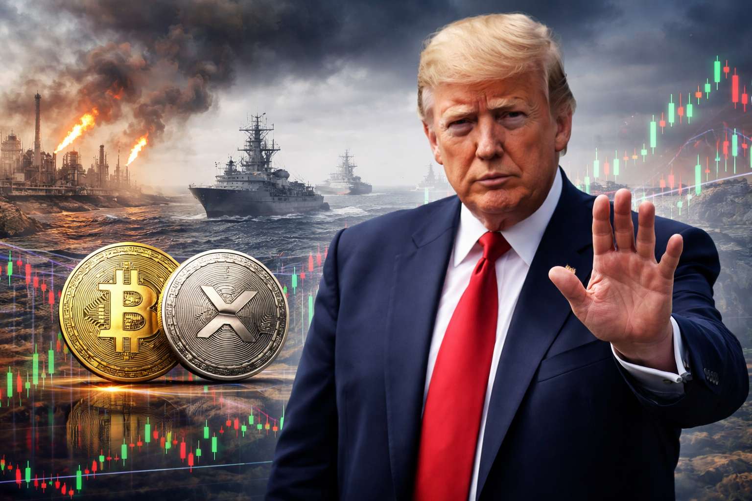 Vijfdaagse pauze Trump in Iran-conflict zet cryptomarkt stil